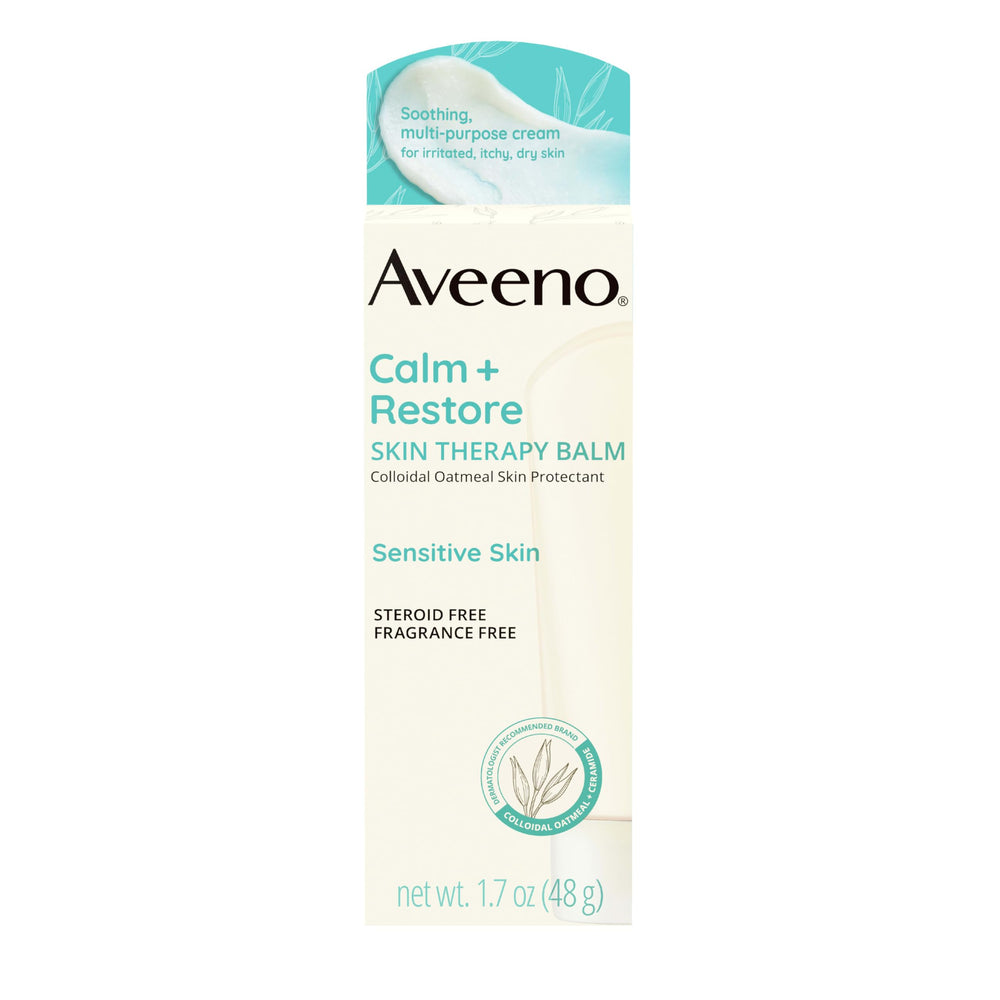 Aplicación rápida de día y noche con Aveeno Calma.