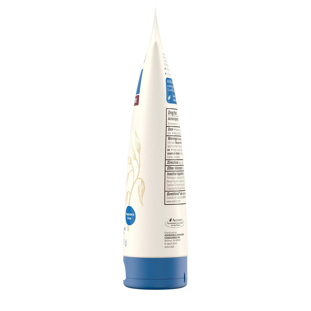 Aveeno Barrera Hidratante, protección de 24 horas para piel seca.