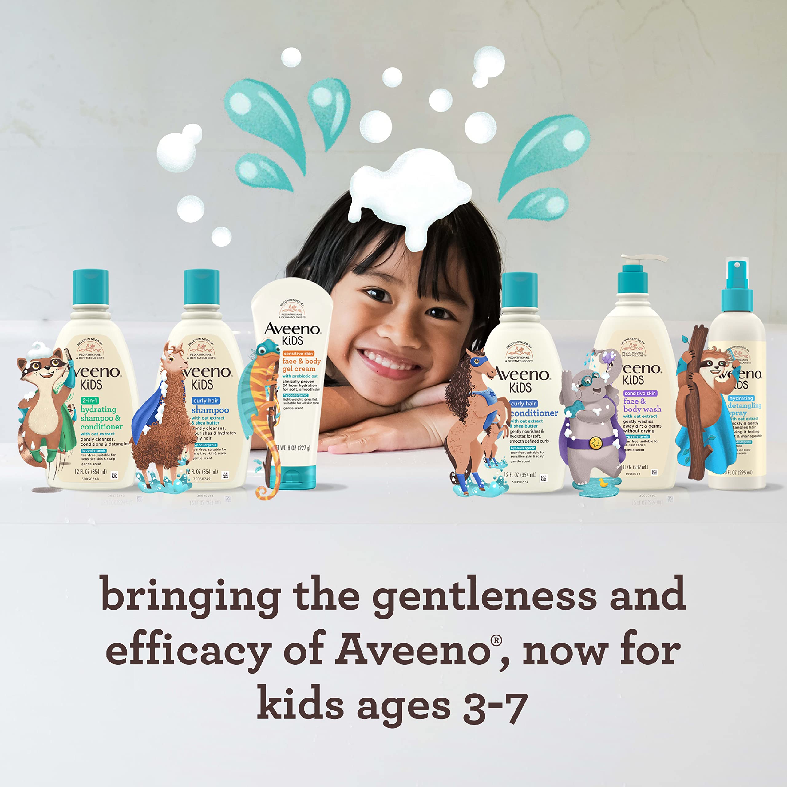 Fragancia suave de Aveeno Baby para uso diario.