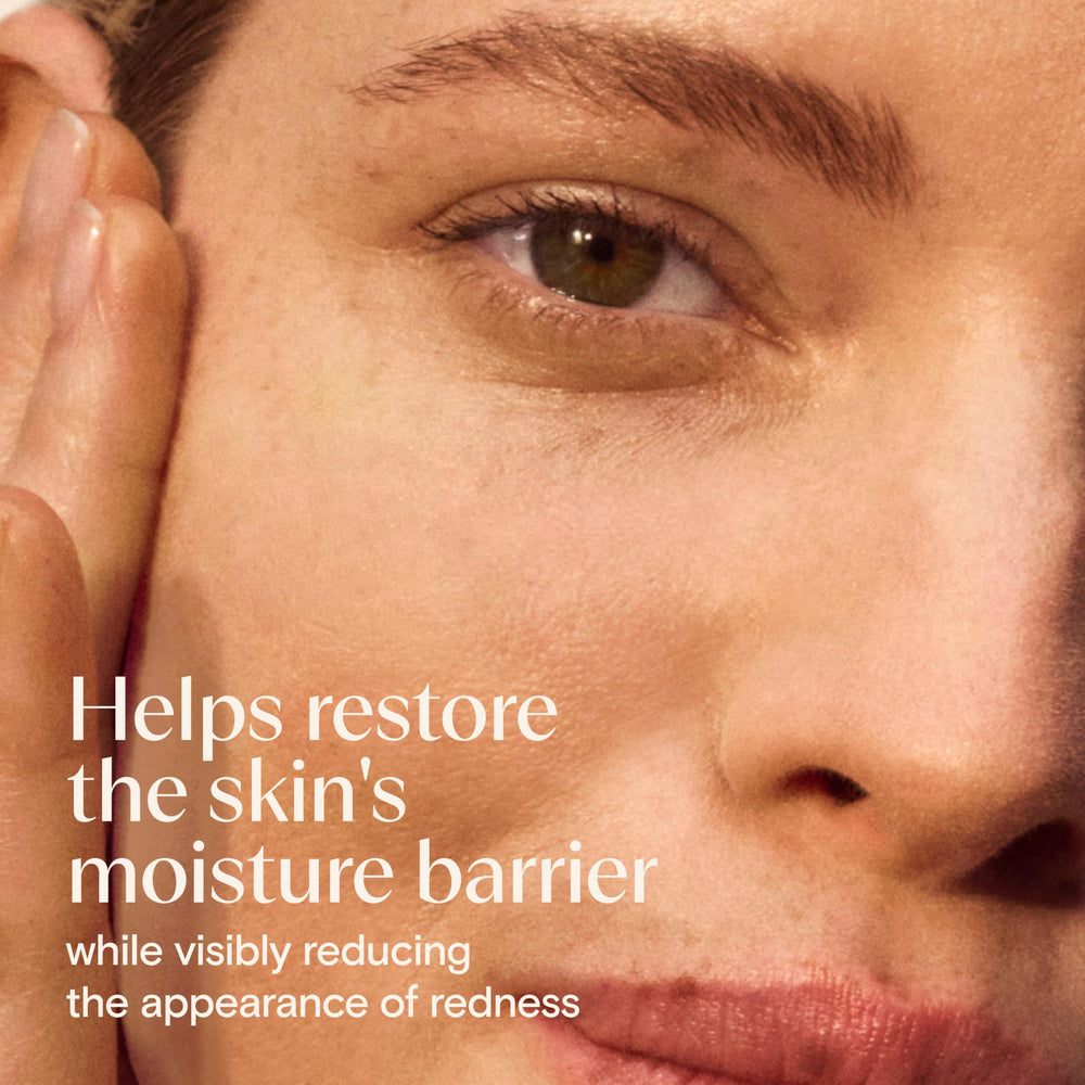 Aveeno Calm and Restore fragrance-free label signals gentle skincare.
