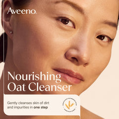 Aveeno Calm + Restore ofrece hidratación diaria para piel sensible tras el lavado.