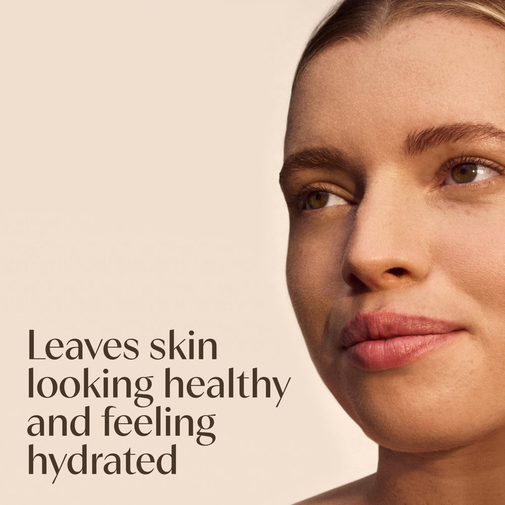 Aveeno Calm + Restore fórmula hipoalergénica y no comedogénica para uso diario.