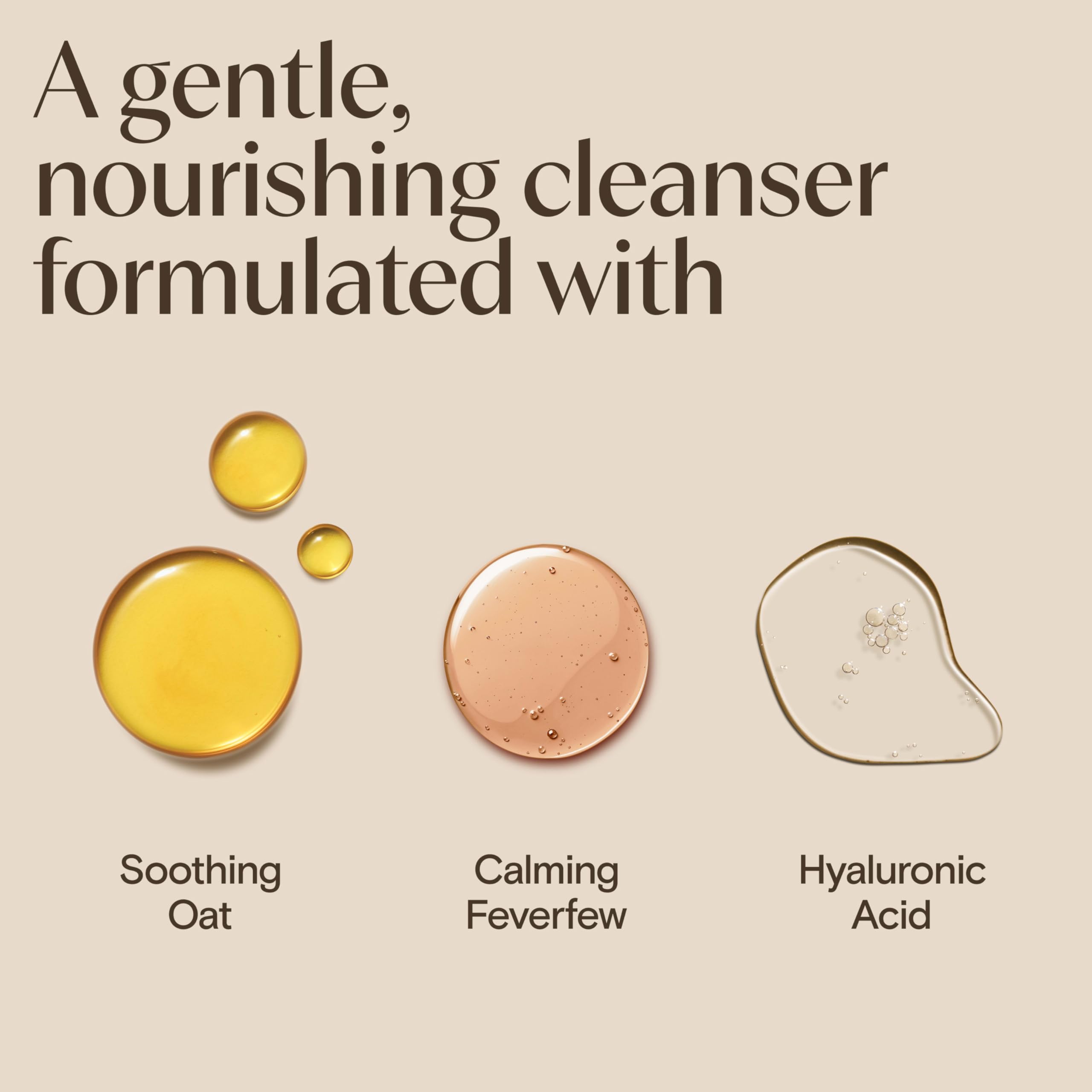 Aveeno Calm Restore quita maquillaje resistente sin frotar la piel.