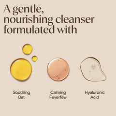Aveeno Calm Restore quita maquillaje resistente sin frotar la piel.