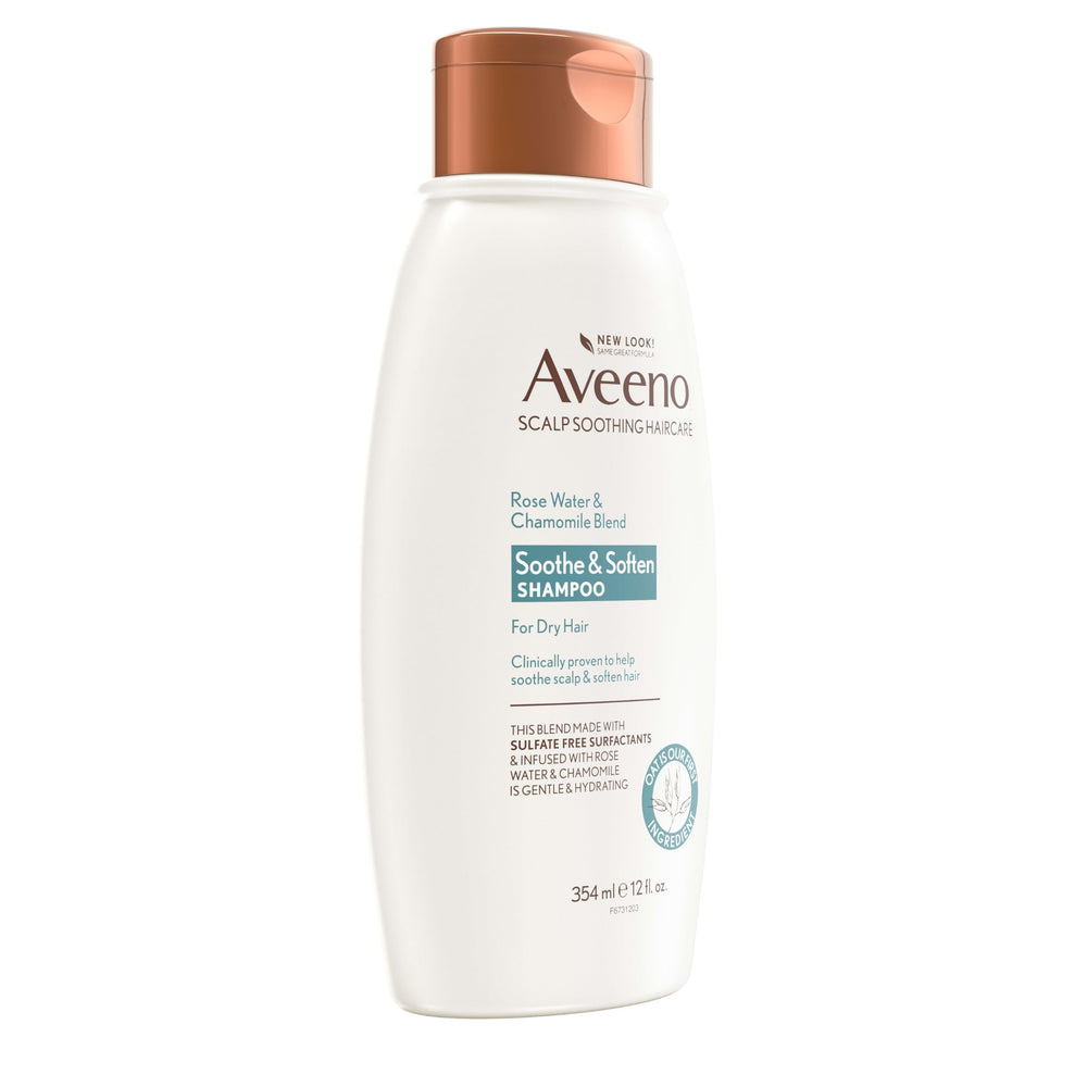 Aveeno champú, concentración de ingredientes naturales para cuidado diario