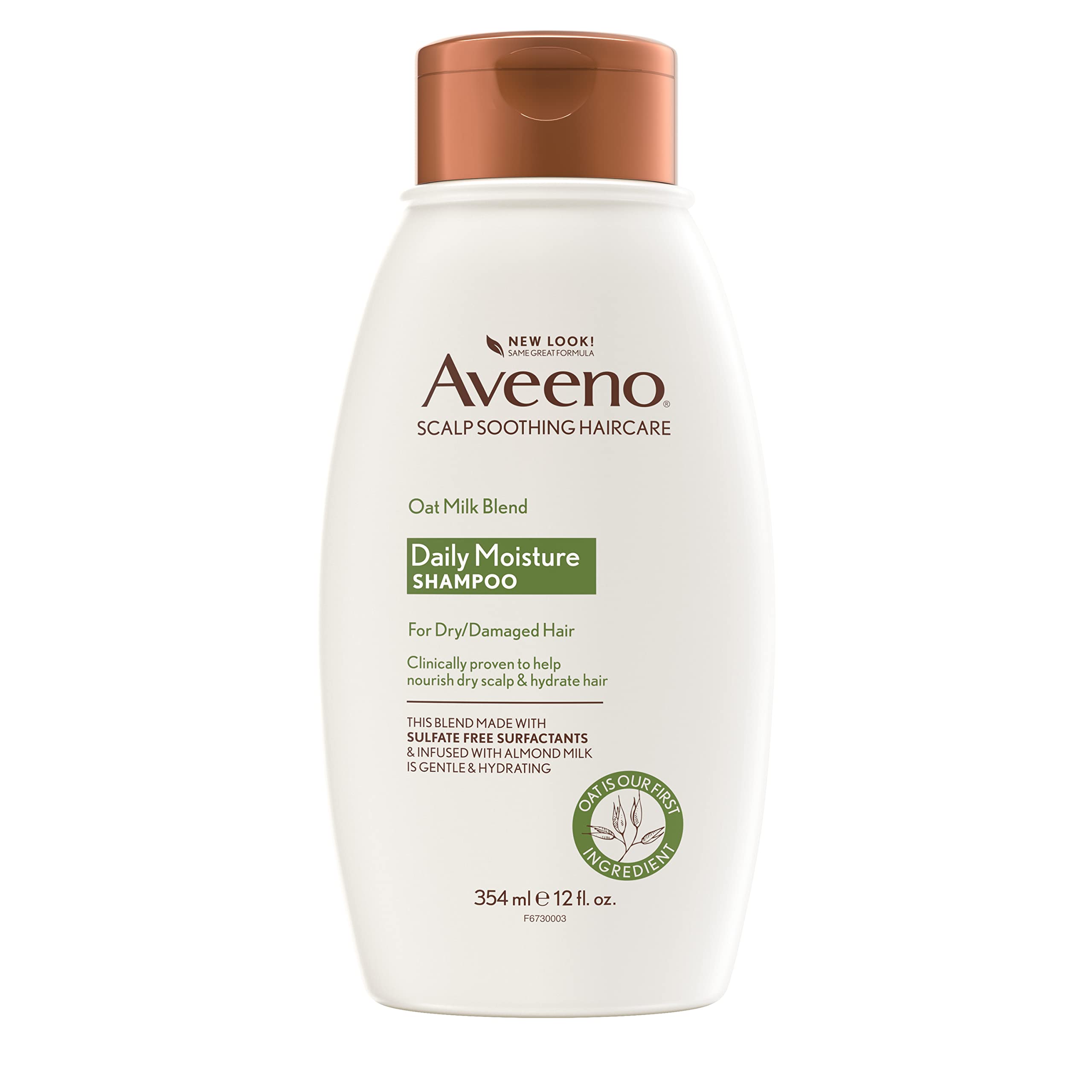 Aveeno Champú Leche de Avena y Almendras: hidratación suave para el cabello.