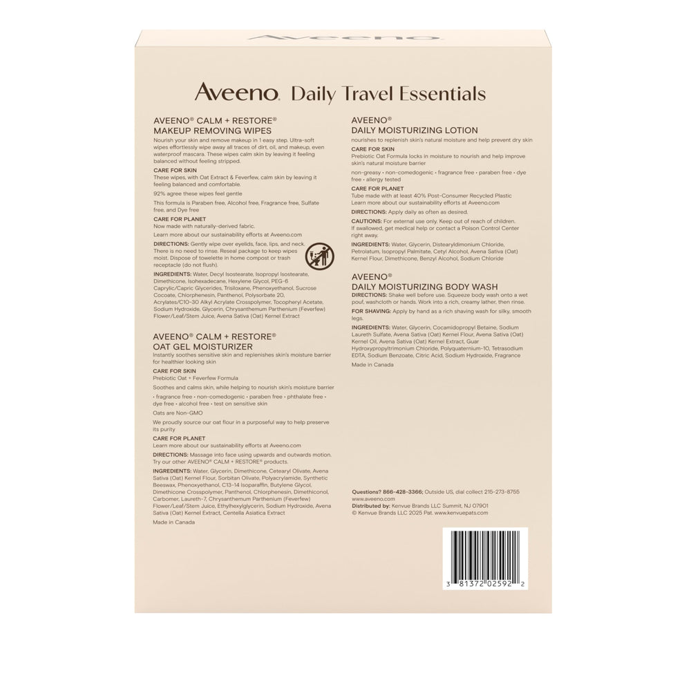 Aveeno Daily Moisturizing Body Lotion bottle with 24-hour hydration