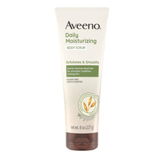 Aveeno Daily Moisturizing Body Scrub tubo de 8 oz exfolia suavemente para piel suave