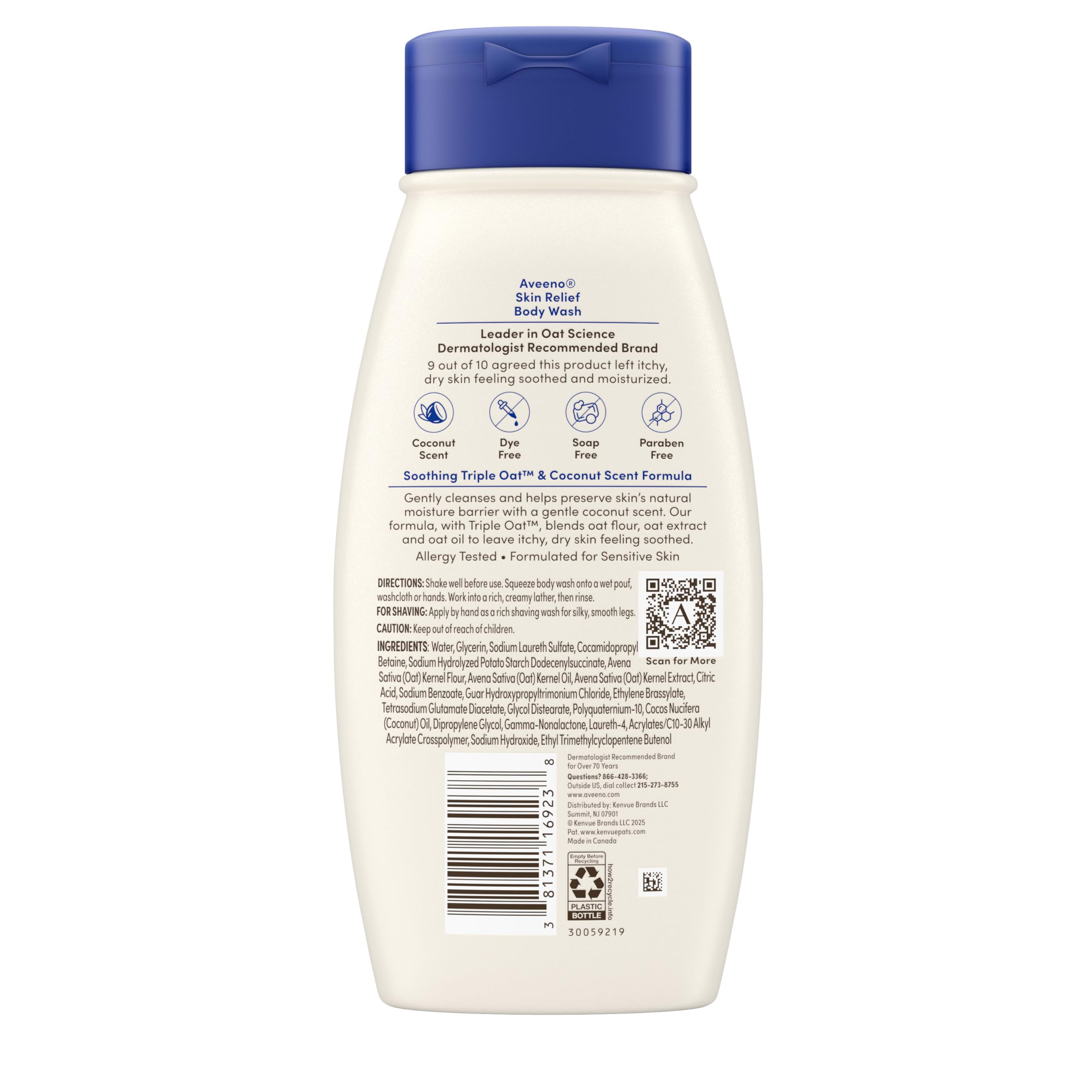 Aveeno, dermatólogo recomienda esta línea para el cuidado diario.