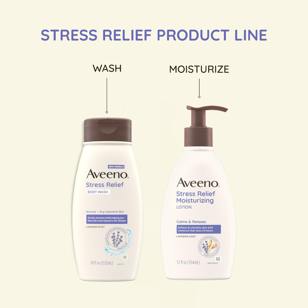Aveeno diseño envase moderno: fácil de agarrar bajo la ducha