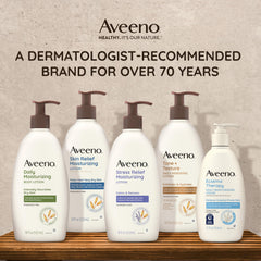 Aveeno: espuma cremosa de ducha para limpieza suave