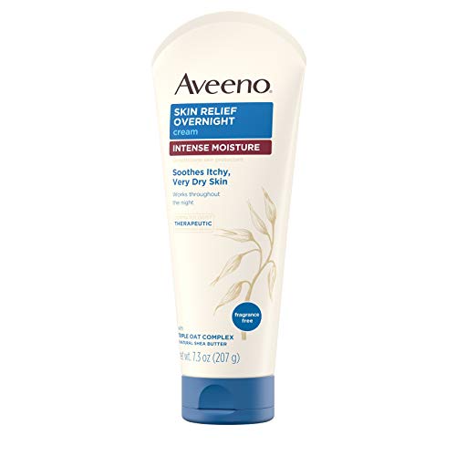 Aveeno Fórmula sin fragancias, apta para piel sensible.