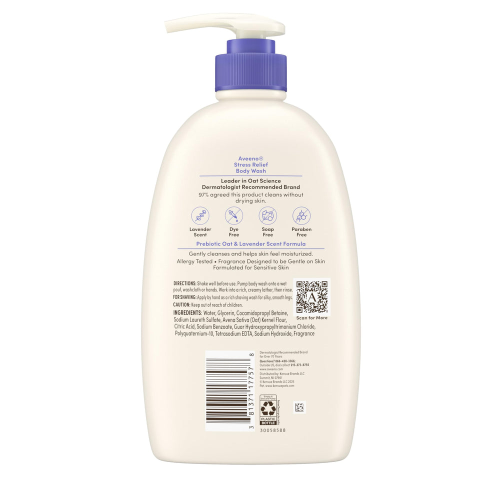 Aveeno frasco 33 oz: gran tamaño para uso diario