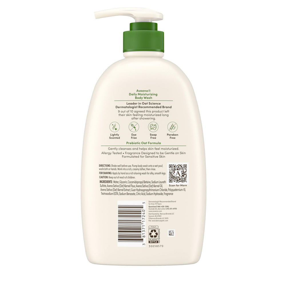 Aveeno: hidratación prolongada tras la ducha