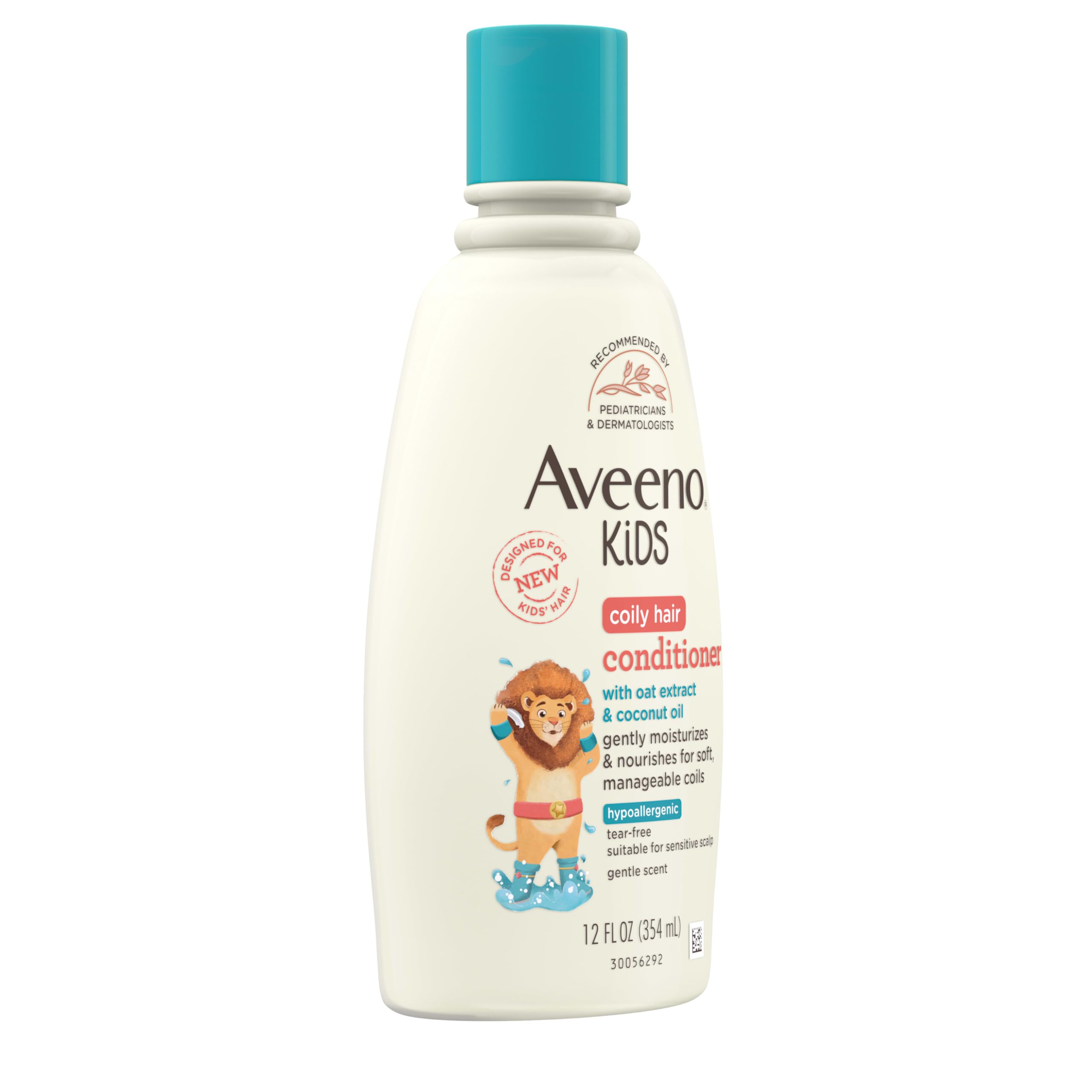 Aroma suave de Aveeno Kids para cueros cabelludos sensibles.