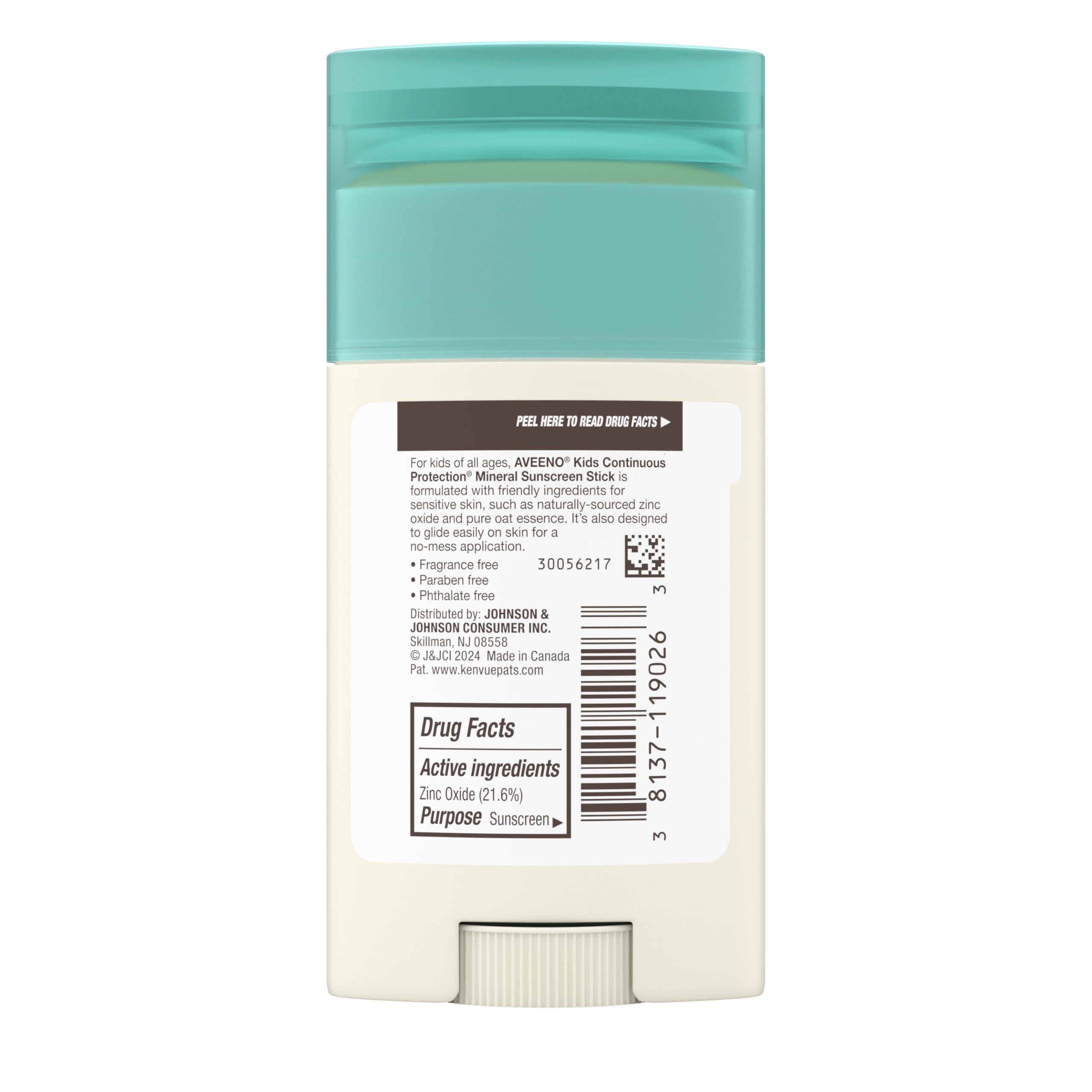 Protección diaria de Aveeno Kids para cara y cuerpo