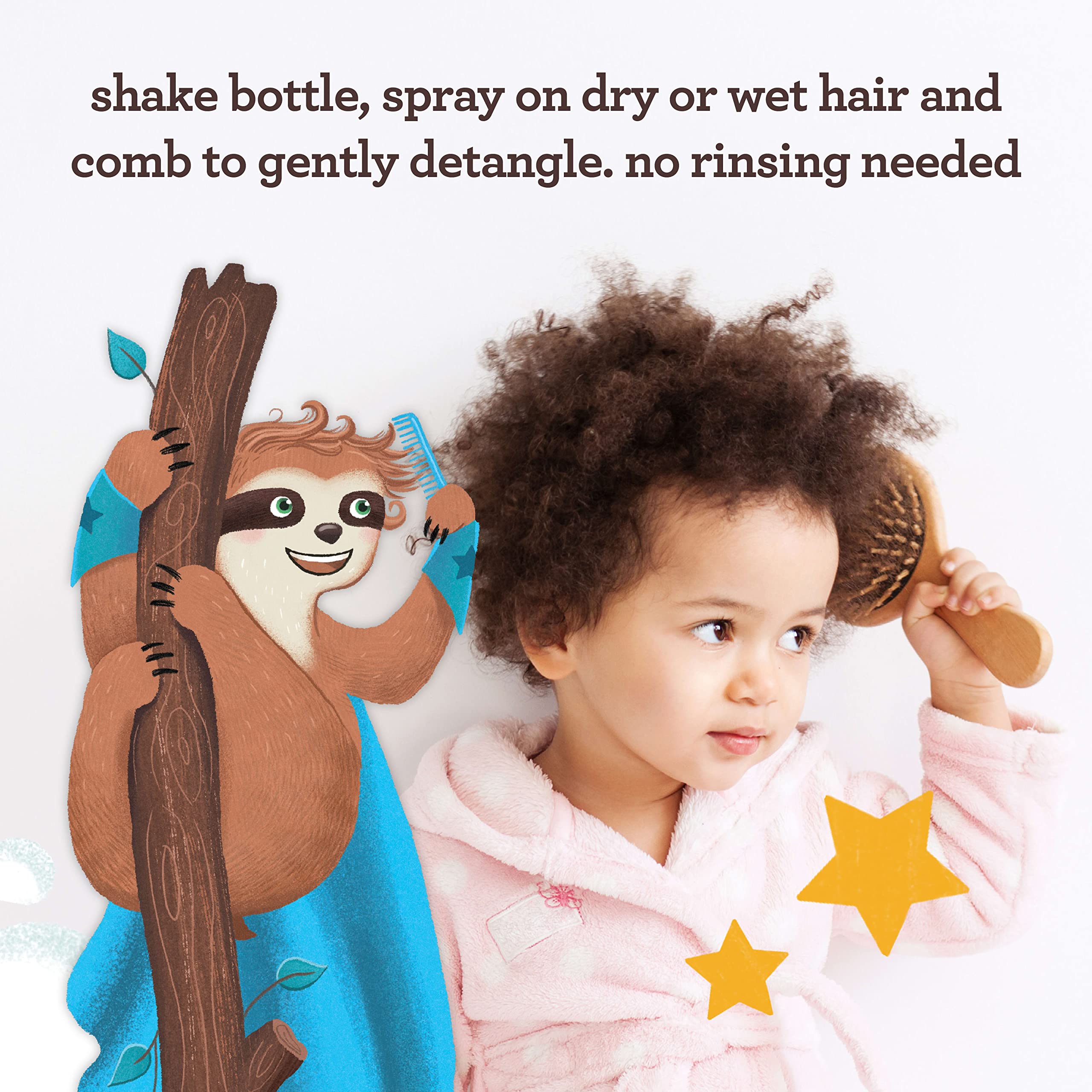 Aplicación en cabello húmedo con spray para facilitar peinado suave