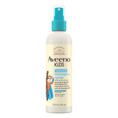 Aveeno Kids Desenredante Hidratante, botella frontal, desenreda rápido y suave