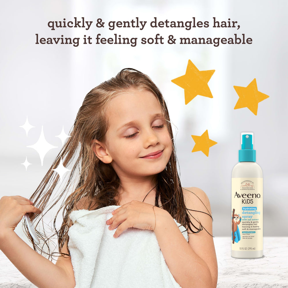 Aveeno Kids Desenredante Hidratante, extracto de avena destacado para cabello suave