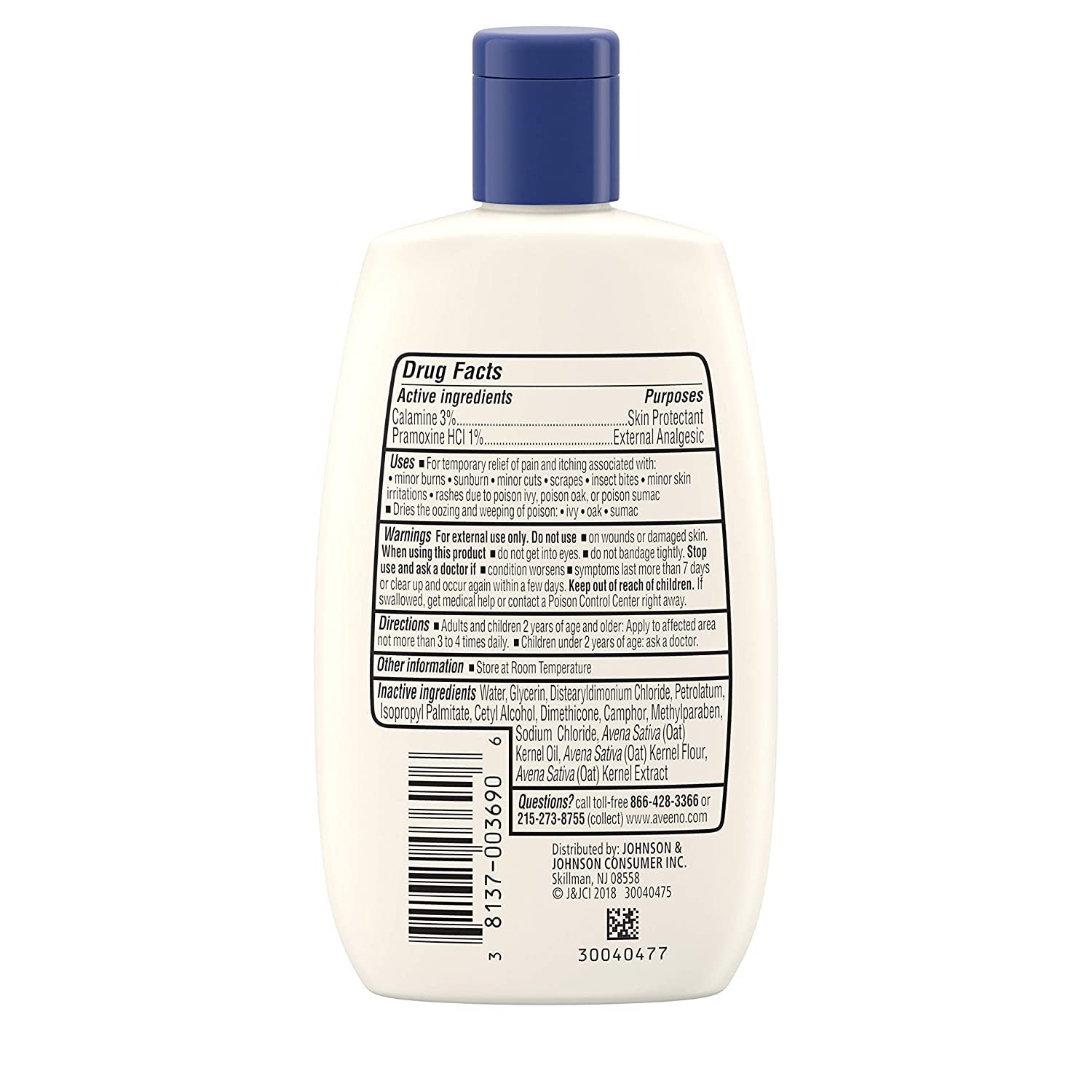 Aveeno loción anti-picor tamaño portátil, perfecto para retoques en cualquier lugar.