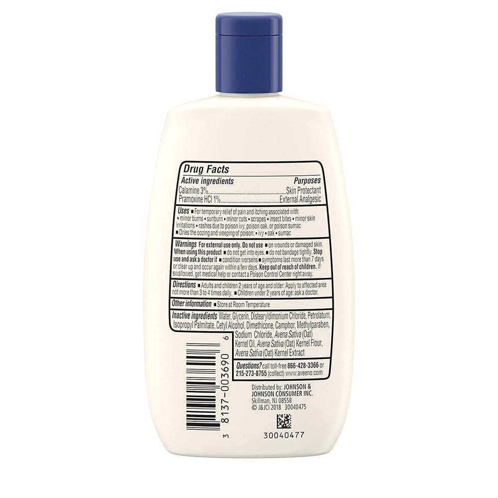 Aveeno loción anti-picor tamaño portátil, perfecto para retoques en cualquier lugar.