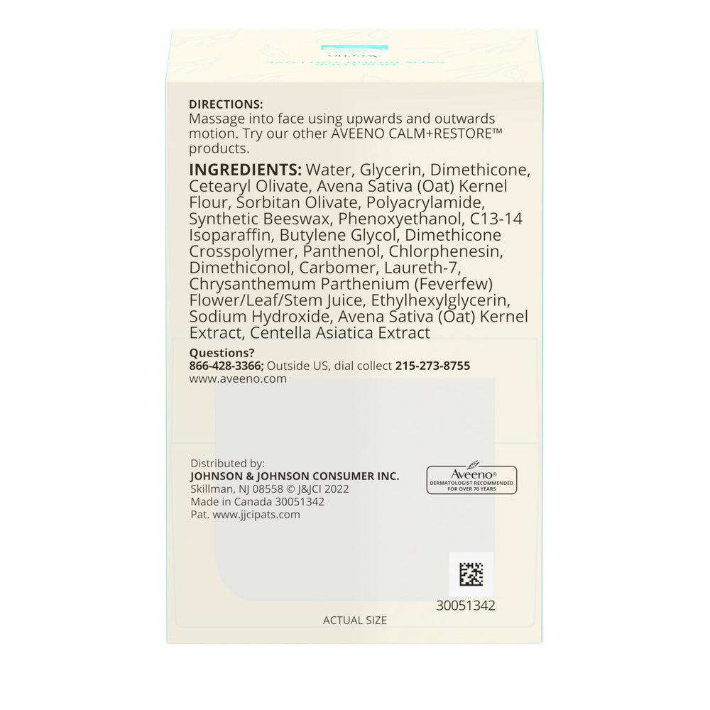 Aveeno non-comedogenic icon signaling pore-friendly hydration