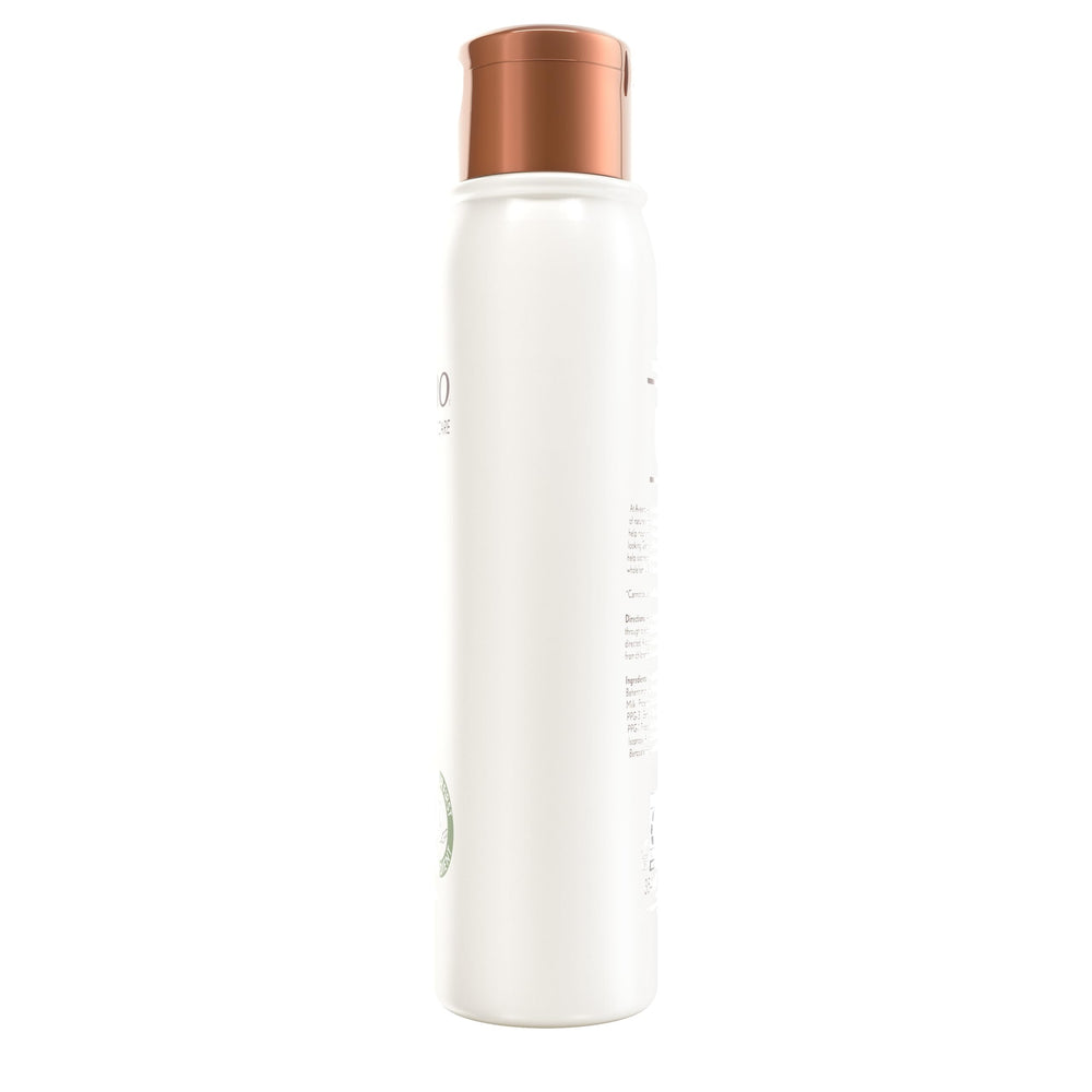 Aveeno Oat Milk Blend Conditioner hair finish indicates soft, manageable strands.