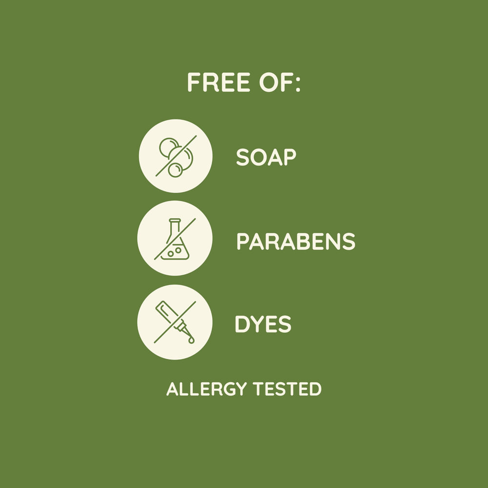 Aveeno piel sensible, fórmula suave apta para piel sensible durante el lavado