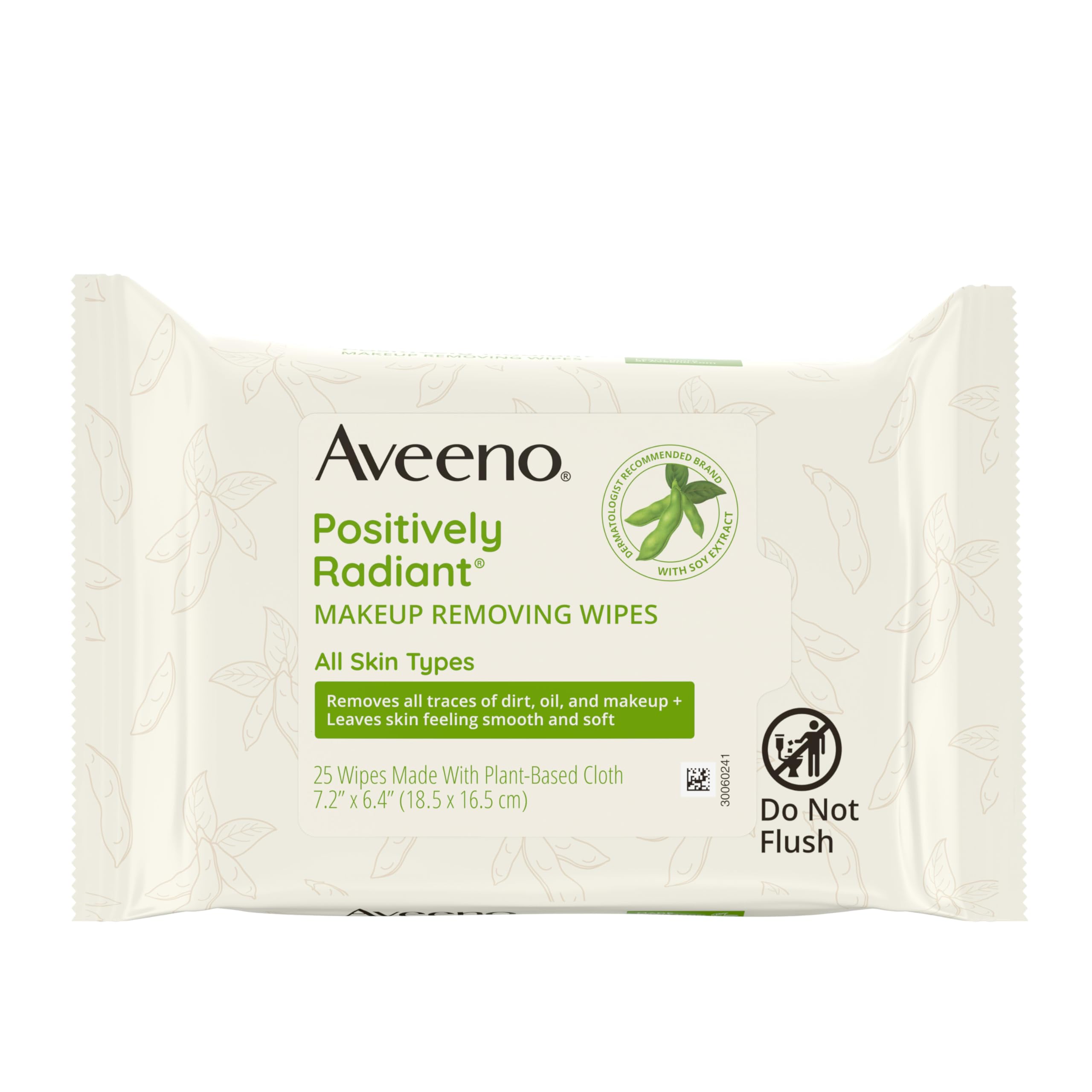 Aveeno wipes remove waterproof mascara without rubbing.