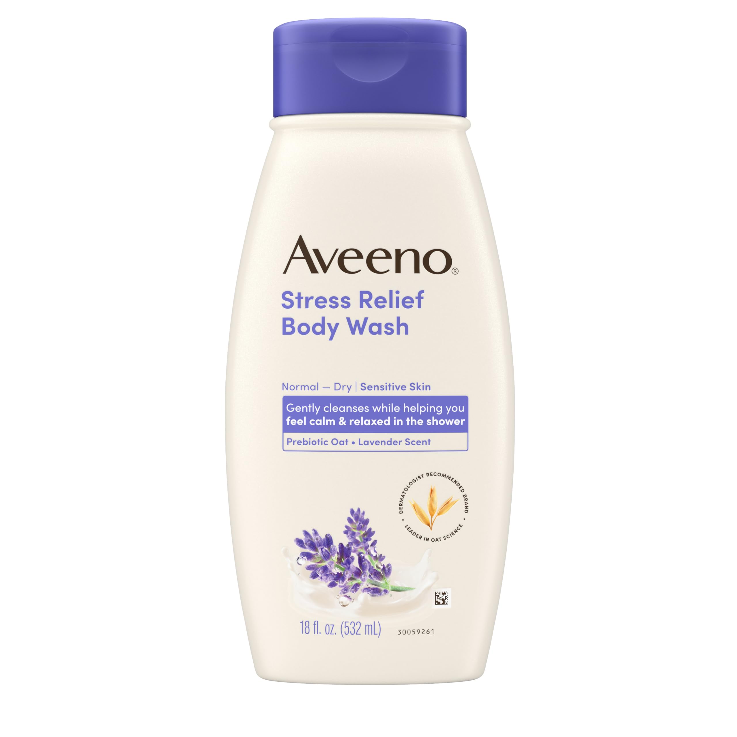 Aveeno relajacion cuerpo botella, sensación calmante durante la ducha