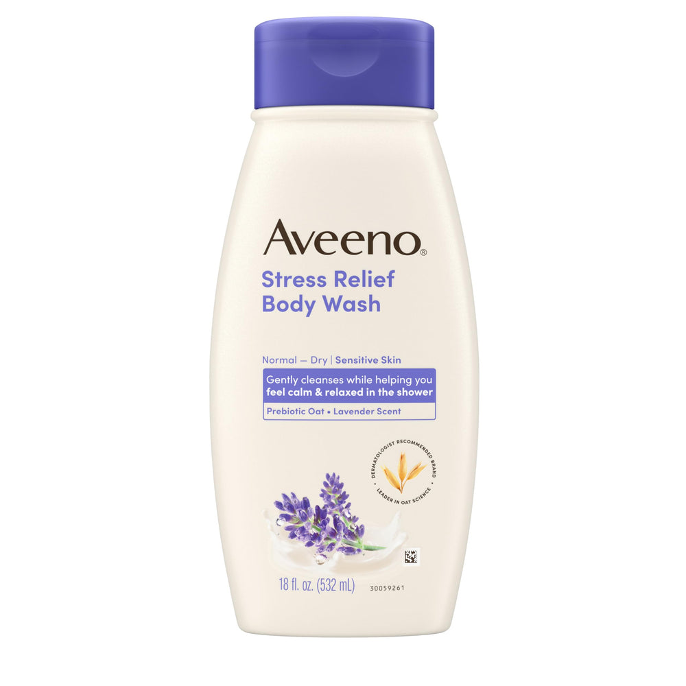 Aveeno relajacion cuerpo botella, sensación calmante durante la ducha