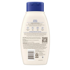 Aveeno Skin Relief fragrance-free wash close-up texture signaling daily, gentle skincare use.