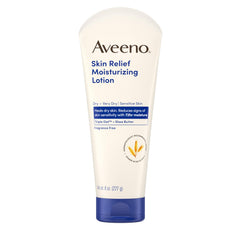 Aveeno Skin Relief fragrance-free lotion 8oz bottle for very dry, sensitive skin
