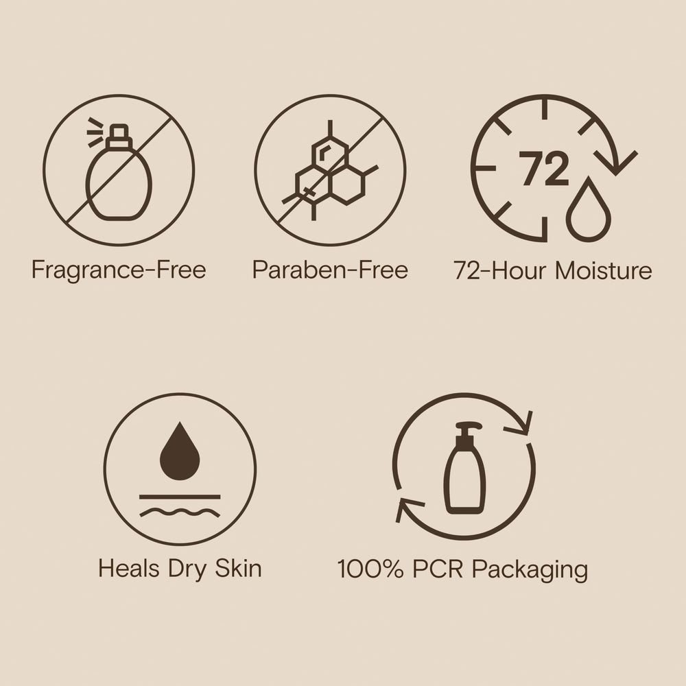 Aveeno Skin Relief, aplicación diaria para cuidado corporal suave.