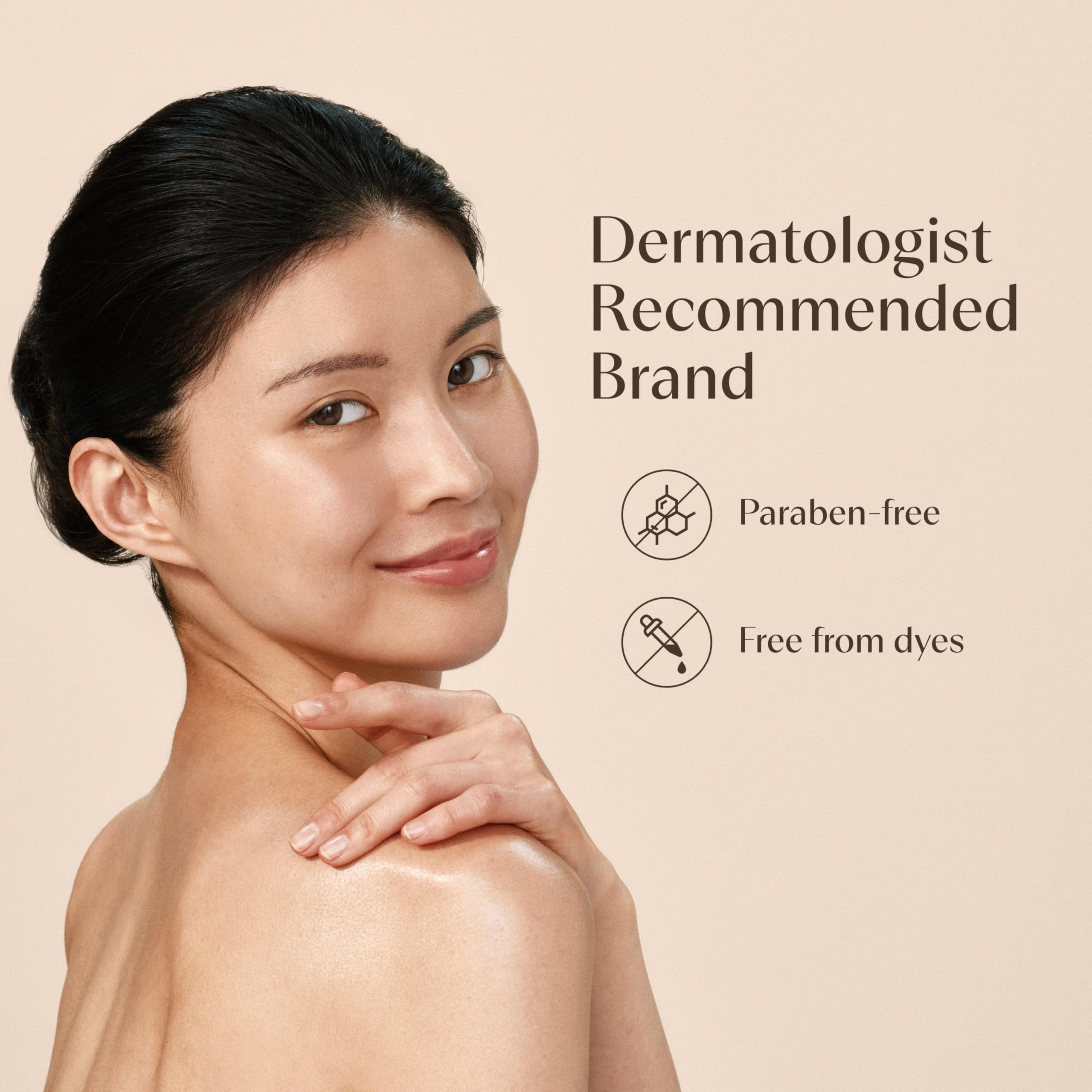 Aveeno textura crema al enjuagar, deja piel suave.