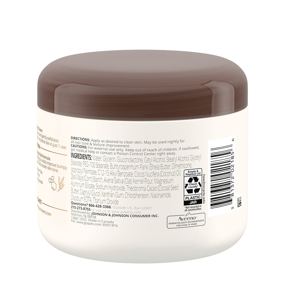 Aveeno crema de noche 8 onzas lista para uso diario
