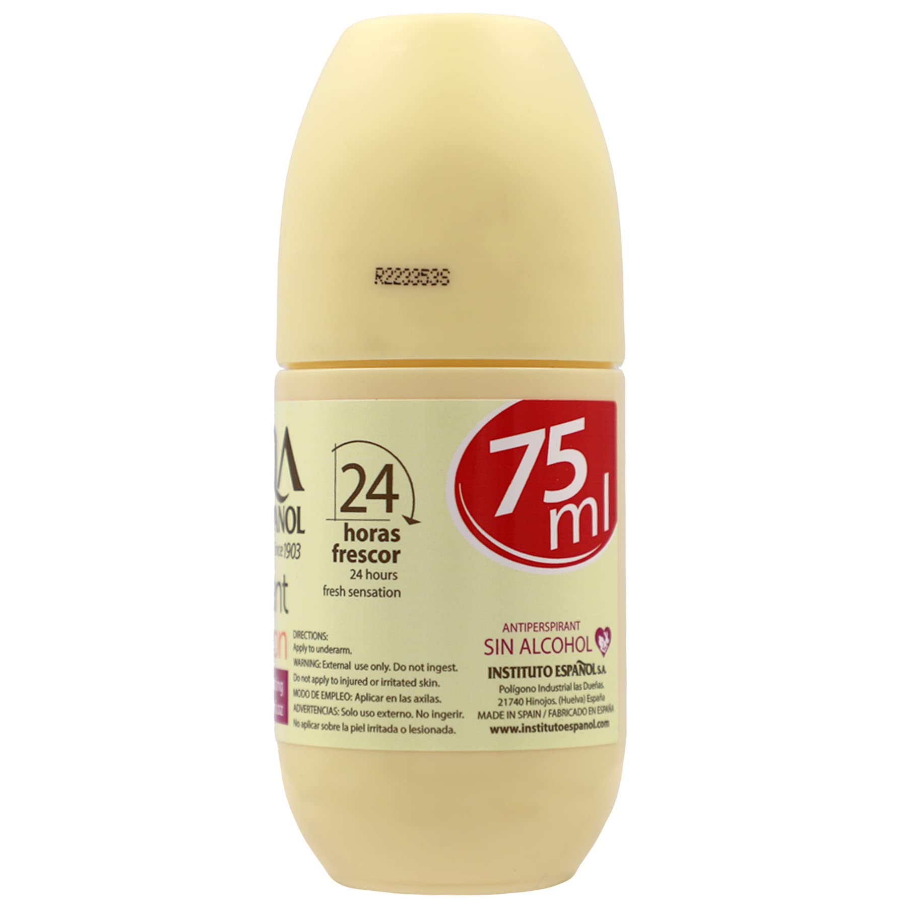 Avena Instituto Español Desodorante Roll-On avena como ingrediente, hidratación suave
