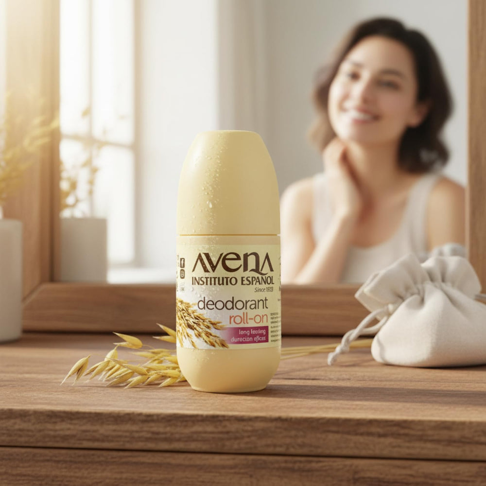 Avena Instituto Español Desodorante Roll-On formato práctico de viaje