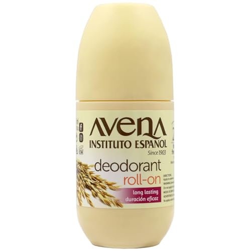 Avena Instituto Español Desodorante Roll-On tres-pack dorso, uso diario práctico