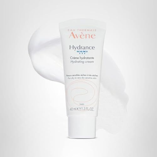 Avène Hydrance Rich Cream jar with logo in a clean studio shot.