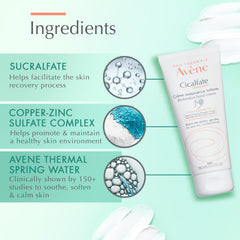 Copper-zinc complex helps maintain healthy-looking skin in Avène formula.