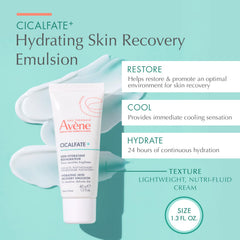 Avène Cicalfate+ emulsion transparent finish leaves skin non-greasy.