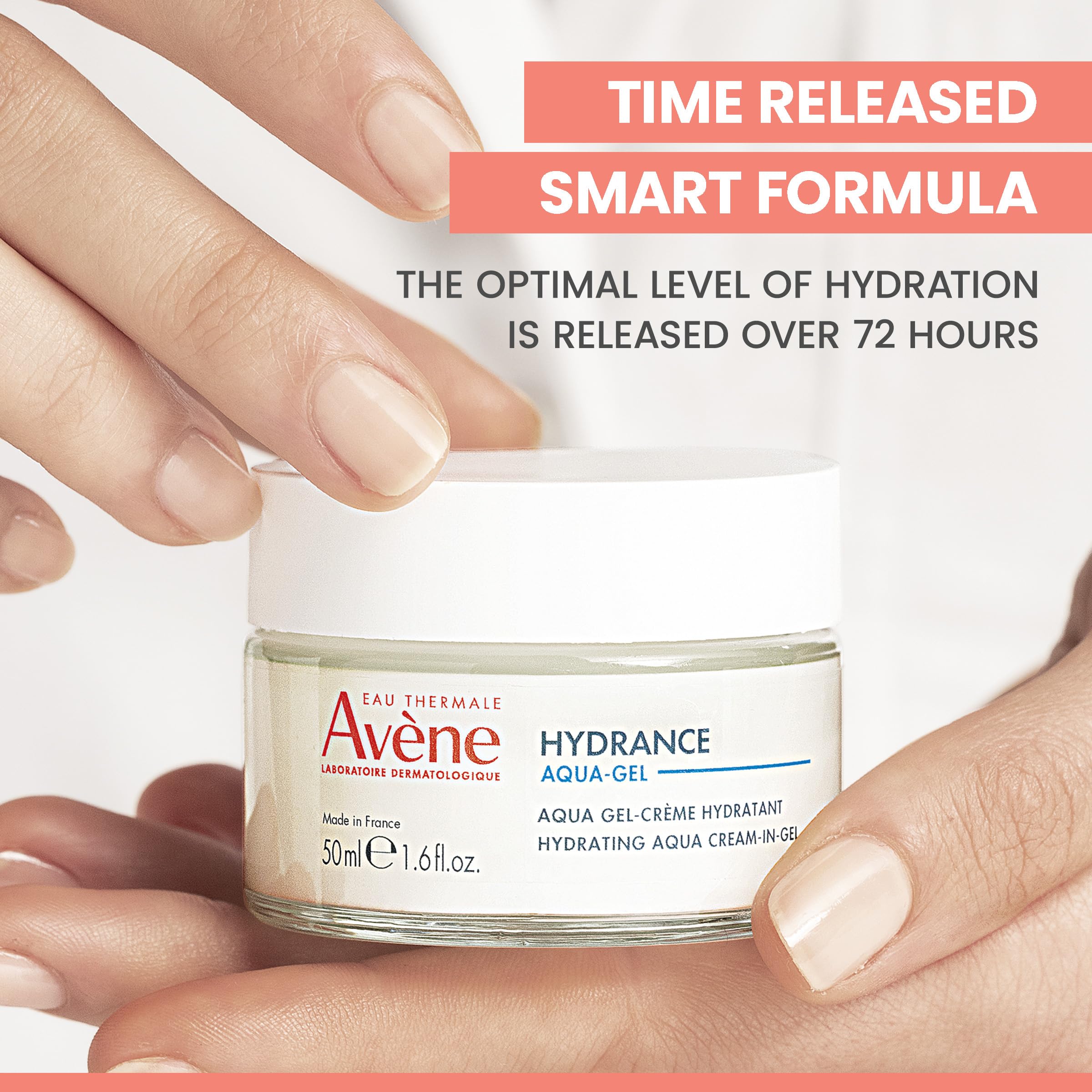 Non-comedogenic formula of Avène Hydrance Aqua-Gel Cream for sensitive skin.