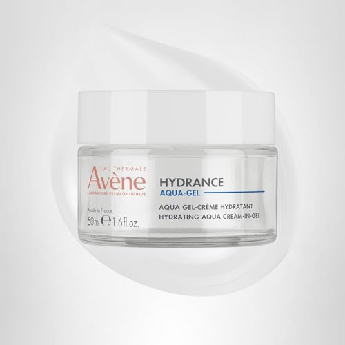 Packaging close-up of Avène Hydrance Aqua-Gel Cream.