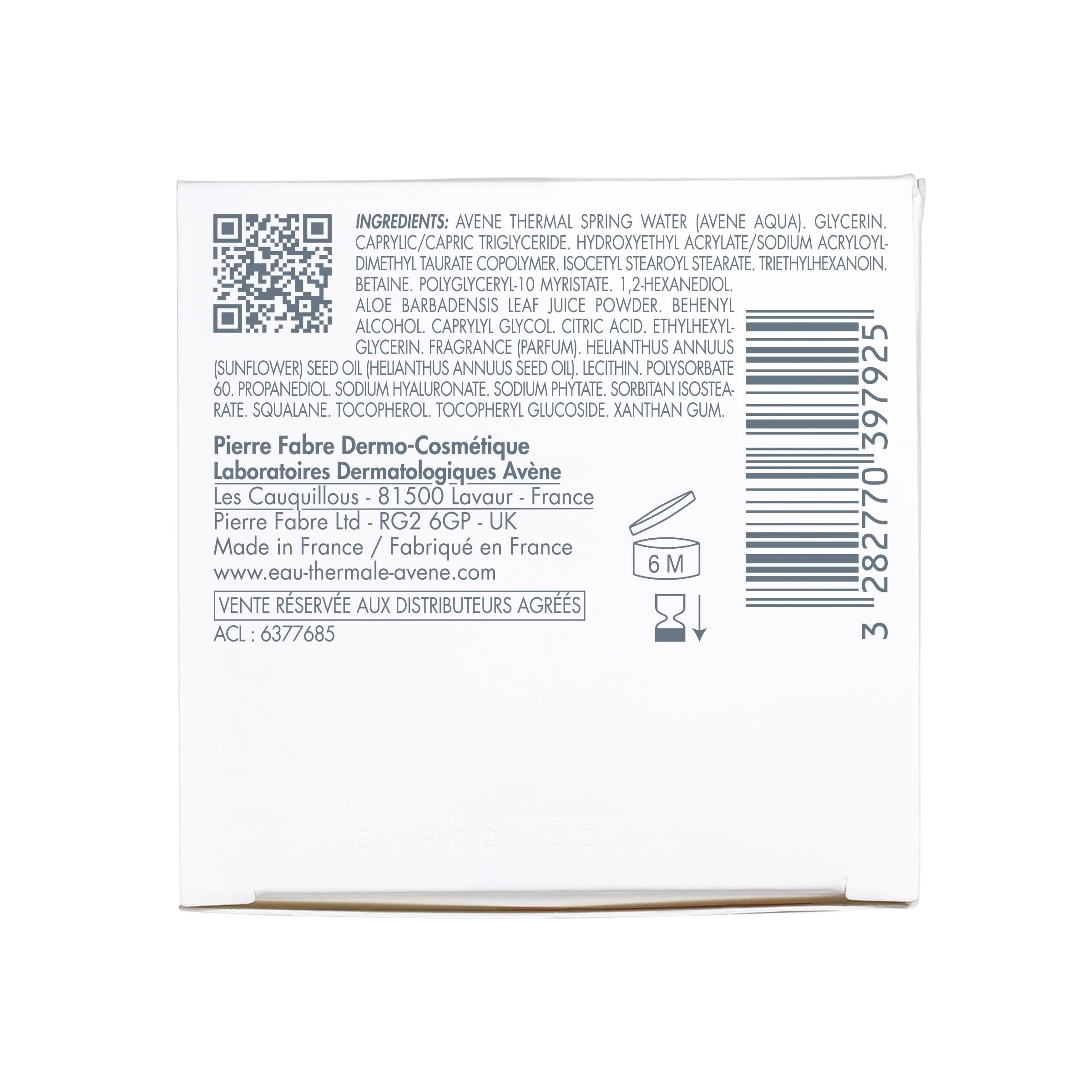 Aloe-infused Avène Hydrance Aqua-Gel Cream for sensitive skin.