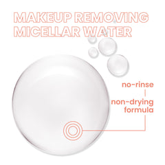 Applying Avène Micellar Lotion to the face for a soft, refreshed feel.