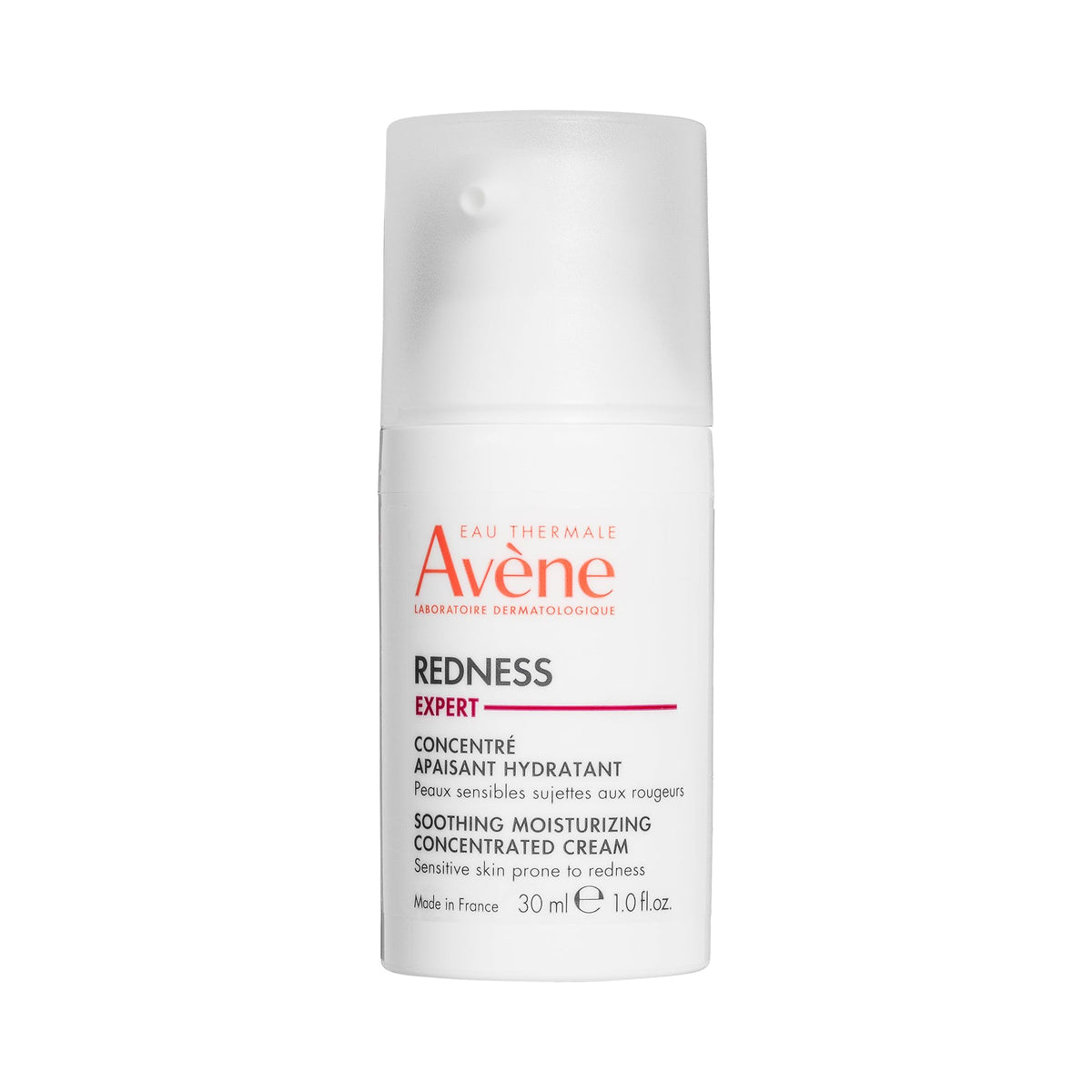 Avène Redness Expert Concentrate bottle close-up for sensitive skin hydration