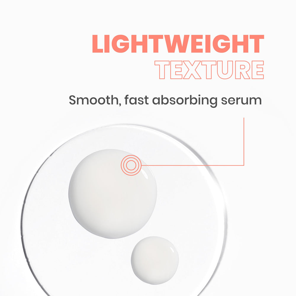 Avène serum drop on fingertip shows smooth, lightweight texture for daily use