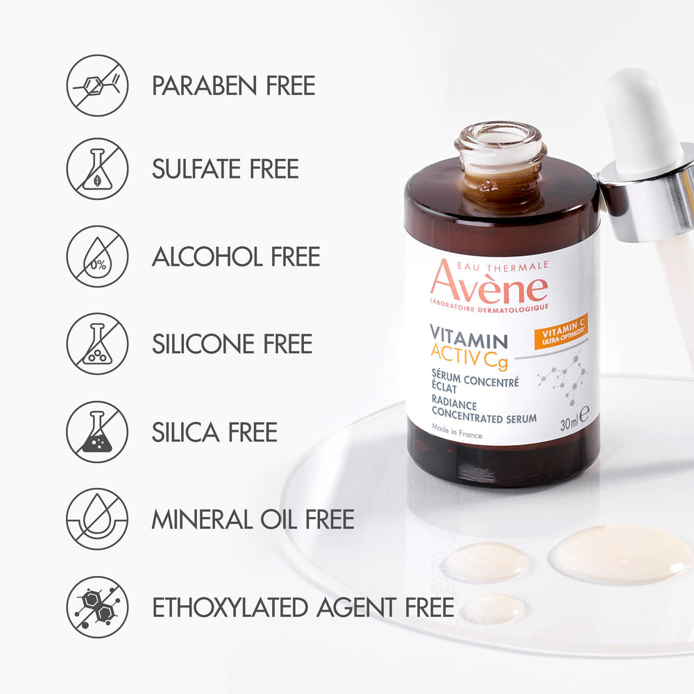 Avène swatch on skin displays even tone and radiance