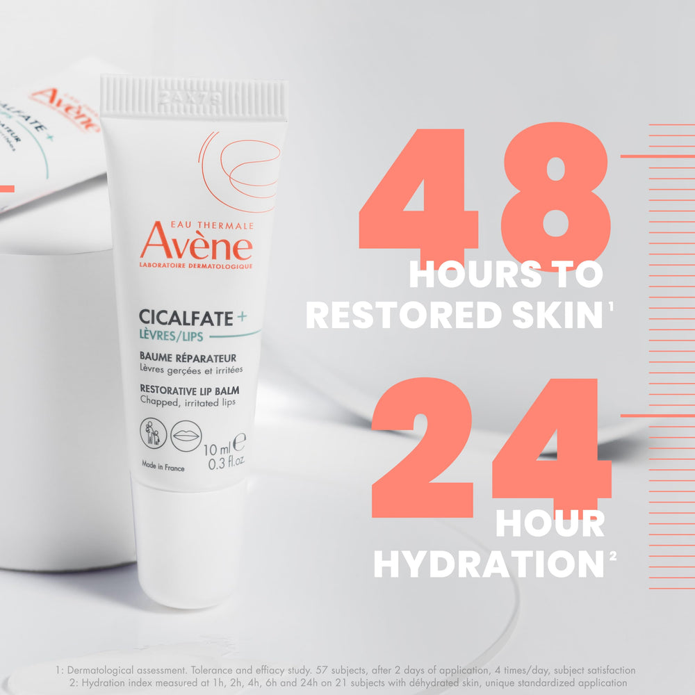 Packaging highlights Avène Thermal Spring Water as soothing feature.